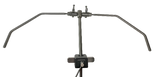 Mount Post with Dual Angled Swivel Bars and Rail Clamp