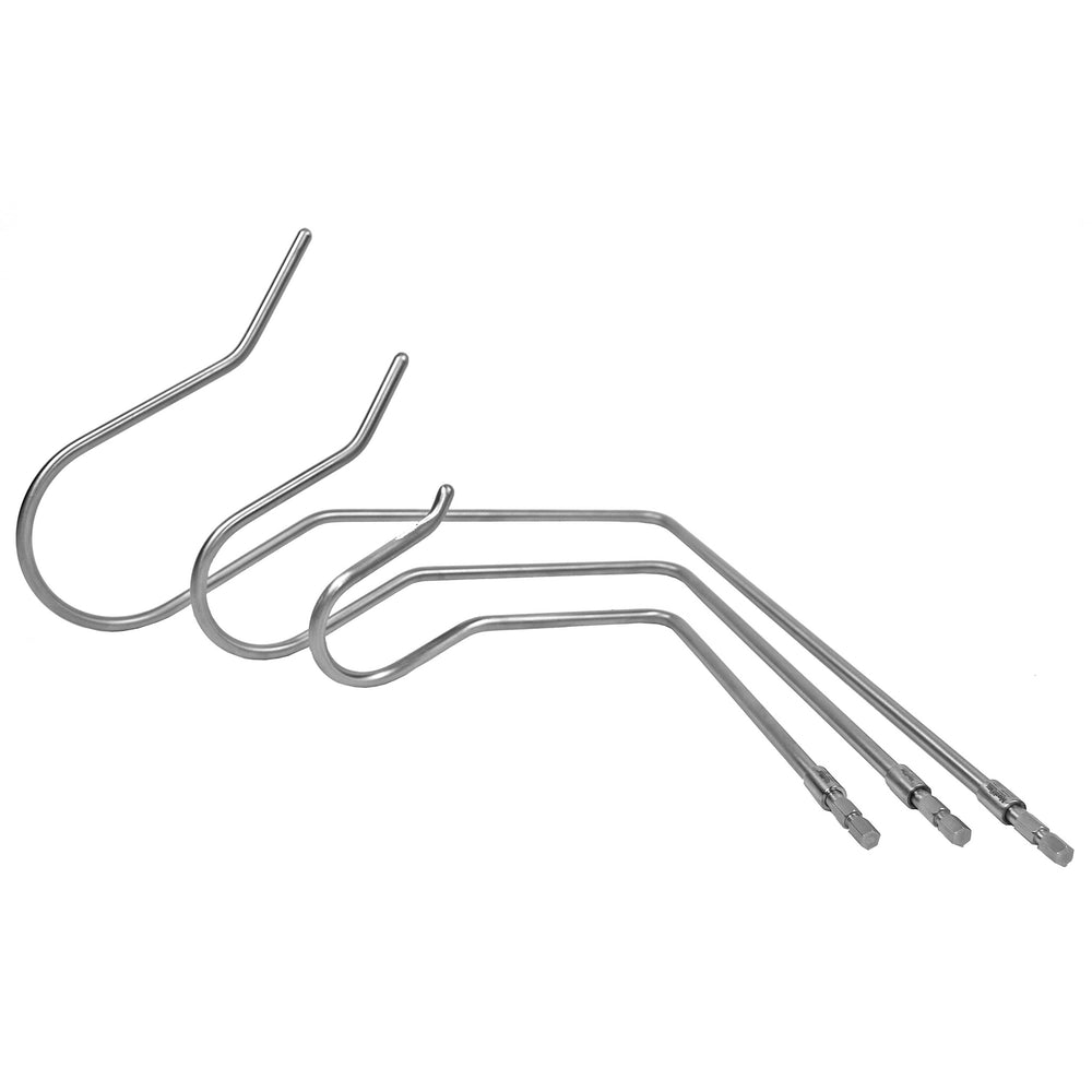 Set Of 6.5mm Nathanson Retractors With Hex Fitting (X-Long Tip Large and Medium)
