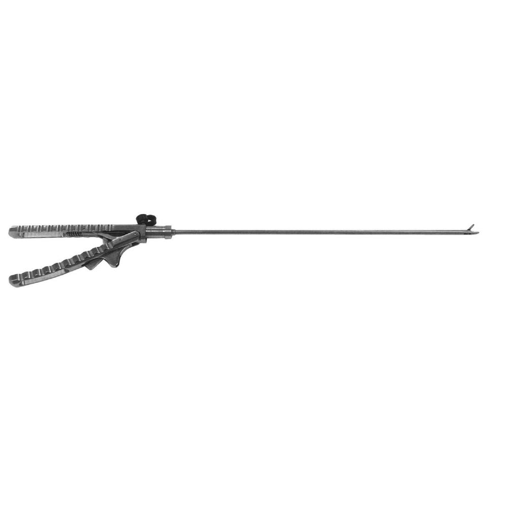 Needle Holder with Axial Handle and Flush Port, Straight Jaw